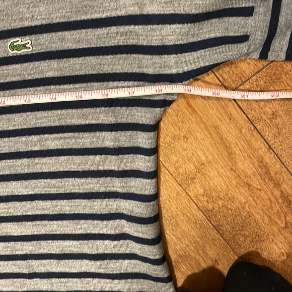 Lacoste 100% Wool Striped Sweater long sleeve Dress - Picture 4 of 7